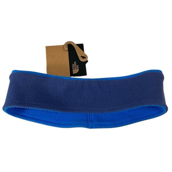 The North Face Kids Glacier Reversible Headband NWT Small Light Blue Gray Cozy - Picture 6 of 9